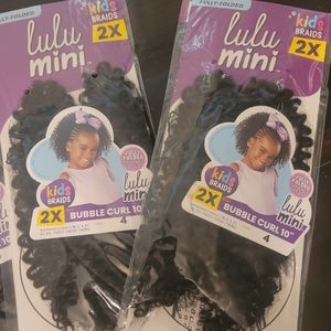 Lulu mini Bubble Curl Braid Crochet Braid Hair
